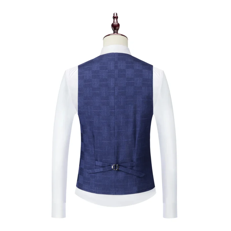 Anzug Blau Mit Weste – Bild 2