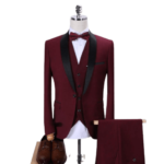 Bordeaux Rot Anzug​