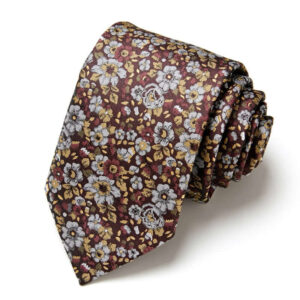 Krawatte Blumen Set