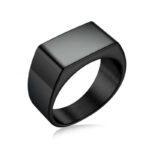 Mattschwarzer Ring