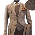 Peaky Blinders Anzug Braun​