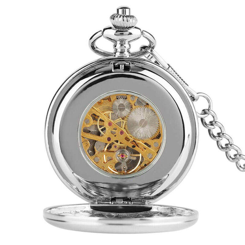 Silberne Taschenuhr – Bild 3