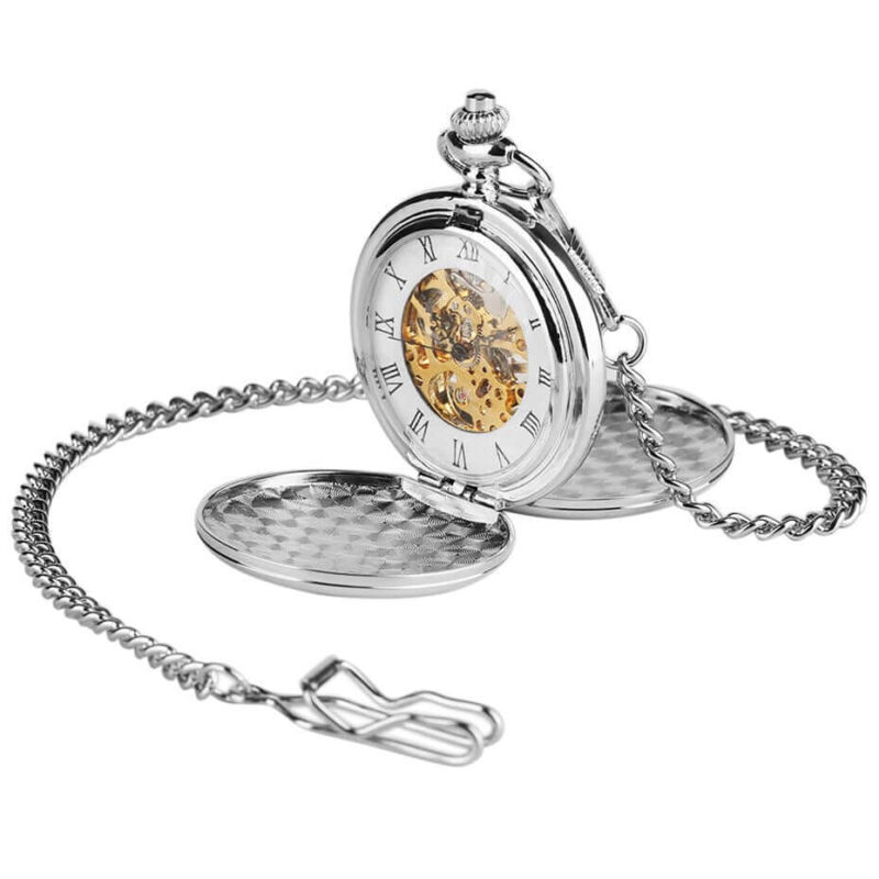 Silberne Taschenuhr – Bild 2