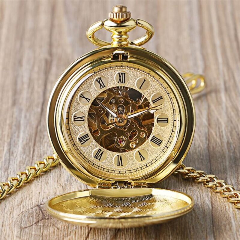 Taschenuhr Gold – Bild 3