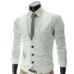 Weißes Gilet
